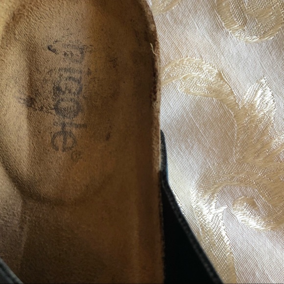 Cerulean blue Nicole sandals size 7W - Picture 6 of 8